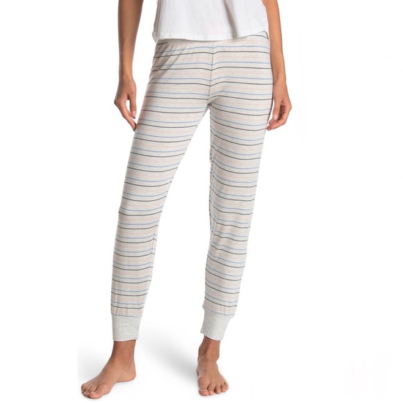 PJ Salvage Cloud Striped Pajama Bottoms Size Small - Picture 1 of 13